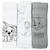 DISNEY 101 Dalmatiens Lot de 3 langes - 60 x 60 cm BLANC 1 - vertbaudet enfant 