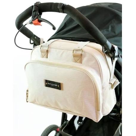 Sac à langer BABY ON BOARD URBAN EVERGLADES BEIGE 4 - vertbaudet enfant 