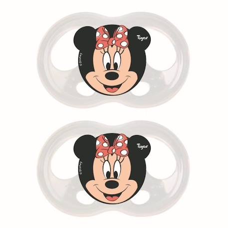 TIGEX Lot 2 sucettes Soft Touch Friends Minnie - 6-18 mois BLANC 1 - vertbaudet enfant 