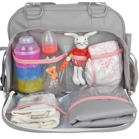 BABY ON BOARD Sac à langer + accessoires nomades Simply Girl - Dès la naissance - Bébé fille GRIS 2 - vertbaudet enfant 