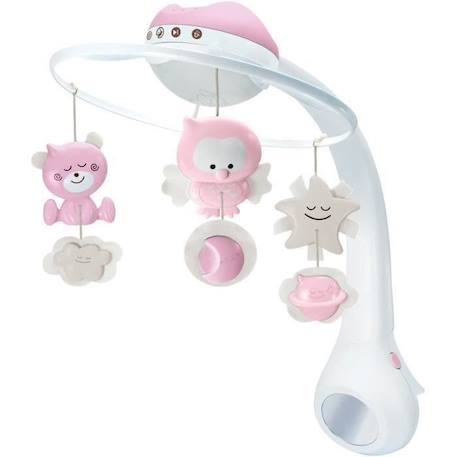 INFANTINO Mobile Fille Douce Nuit 3 en 1 Rose ROSE 1 - vertbaudet enfant 