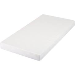 Chambre et rangement-Literie-Matelas-Matelas bébé droit - DOMIVA - Polybambou - Déhoussable, lavable - Blanc