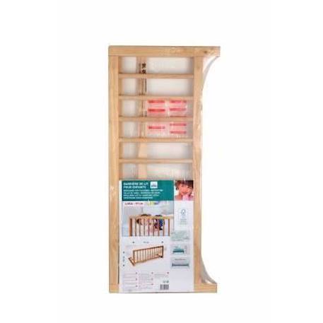 NIDALYS -Barrière de lit bois naturel 90 cm - Norme BS MARRON 2 - vertbaudet enfant 