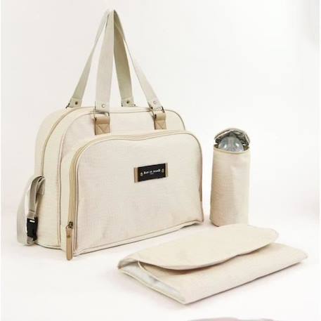 Sac à langer BABY ON BOARD URBAN EVERGLADES BEIGE 5 - vertbaudet enfant 