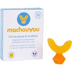 -Machouyou Dispositif 1ères dents couleur - Orange