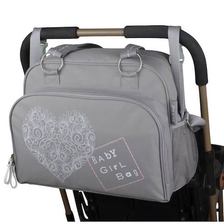 BABY ON BOARD Sac à langer + accessoires nomades Simply Girl - Dès la naissance - Bébé fille GRIS 4 - vertbaudet enfant 