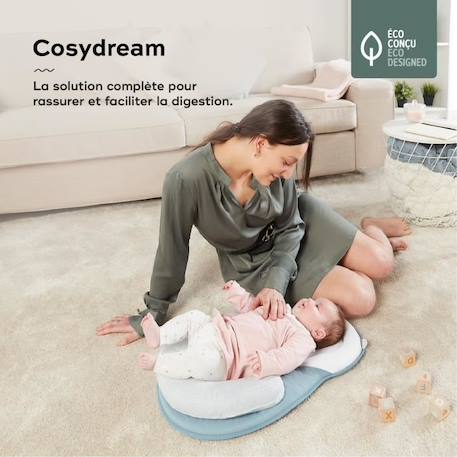 Babymoov Cosydream Original Mosaic Support Morphologique, Réducteur Nouveau-Né 0 - 3 mois BLEU 2 - vertbaudet enfant 