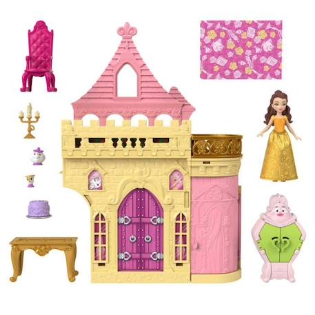 Princesse Disney  - Coffret Histoire Chateau De Belle - Mini Univers - 3 Ans Et + ROSE 2 - vertbaudet enfant 