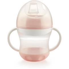 THERMOBABY Tasse anti-fuites + couv - Rose poudré  - vertbaudet enfant