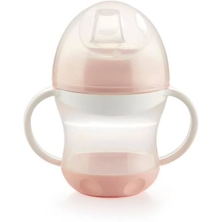 THERMOBABY Tasse anti-fuites + couv - Rose poudré ROSE 1 - vertbaudet enfant 