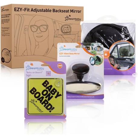 Dreambaby kit de sécurité pour bébé  5 en 1 pour les voyages en voiture NOIR 6 - vertbaudet enfant 