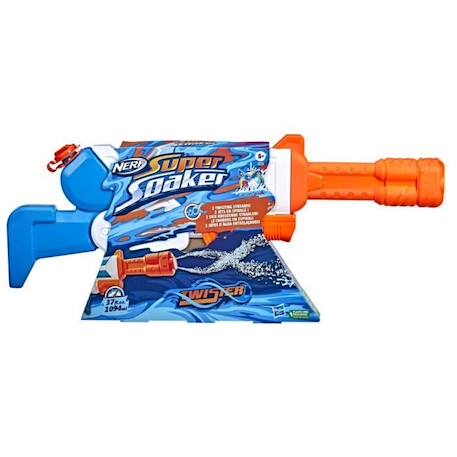 Pistolet à eau Twister - NERF Super Soaker - Jeux d'eau extérieurs pour s'arroser l'été BLANC 4 - vertbaudet enfant 