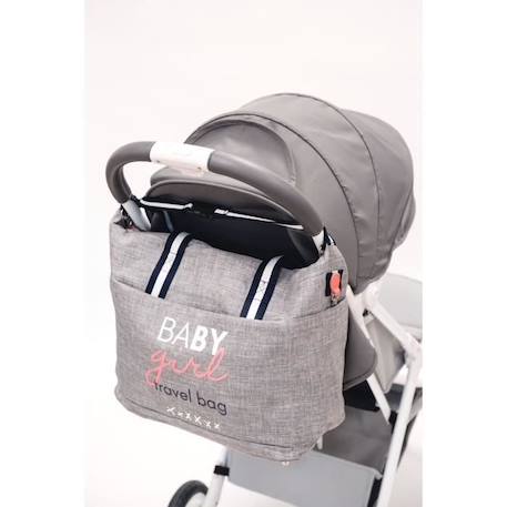 BABY ON BOARD - Sac à langer - Simply duffle baby girl GRIS 6 - vertbaudet enfant 