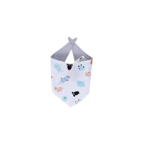 Bavoir bandana Les doudous - Petit Jour - Mixte - A partir de 6 mois - Orange - 36 x 21 x 0,4 cm ORANGE 1 - vertbaudet enfant 