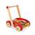 Chariot ABC Buggy Tatoo - JANOD - 30 cubes en bois - Dès 1 an - Rouge ROUGE 2 - vertbaudet enfant 