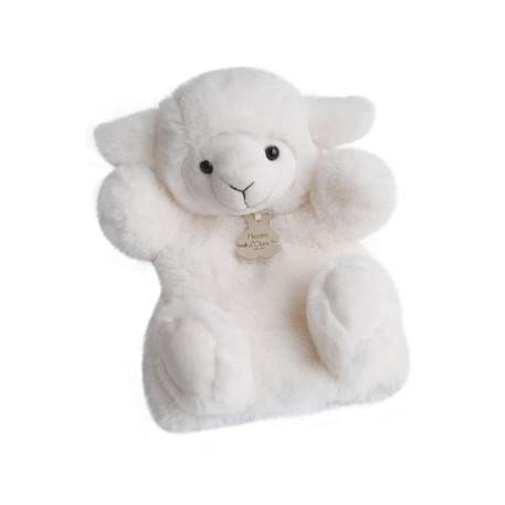 Marionnette à Main Agneau - Histoire d'Ours - 25 cm - Blanc BLANC 1 - vertbaudet enfant 