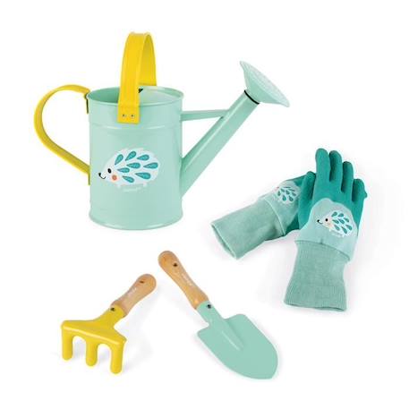 Janod - Set du Petit Jardinier Happy Garden - Dès 3 ans BLEU 1 - vertbaudet enfant 