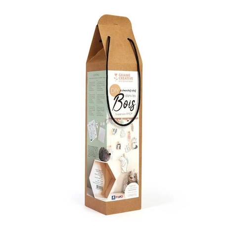 Coffret pâte polymère - Graine Créative - Suspensions forêt et animaux - Enfant - Blanc BLANC 4 - vertbaudet enfant 