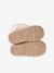 Boots déperlantes zippées fourrées fille beige doré+gris+marron 5 - vertbaudet enfant 