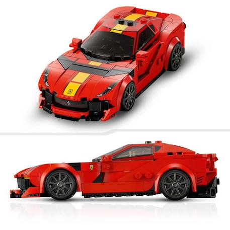 LEGO® Speed Champions 76914 Ferrari 812 Competizione, Kit de Maquette de Voiture de Sport ROUGE 3 - vertbaudet enfant 