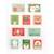 Stickers timbres Noël effet 3D glitter - Graine Creative - Lot de 10 - Décoration de fête - Enfant ROUGE 1 - vertbaudet enfant 