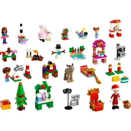 LEGO Friends 41706 Le Calendrier de l’Avent 2022, Jouet et Figurines, Cadeau Noël Enfants VERT 5 - vertbaudet enfant 