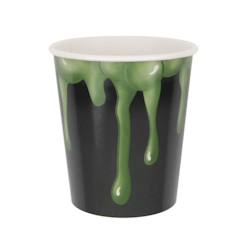 Linge de maison et décoration-8 Gobelets carton chaudron apprenti sorcier 20CL