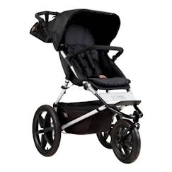 Puériculture-Poussette-Poussette polyvalente-Poussette polyvalente - sport - MOUNTAIN BUGGY - Terrain Onyx - 3 roues - Habillage pluie inclus