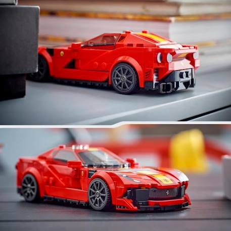 LEGO® Speed Champions 76914 Ferrari 812 Competizione, Kit de Maquette de Voiture de Sport ROUGE 4 - vertbaudet enfant 