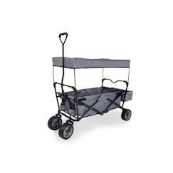 -Chariot pliant Paxi Pinolino - Gris - Pour enfants à partir de 18 mois - Pare-soleil compris