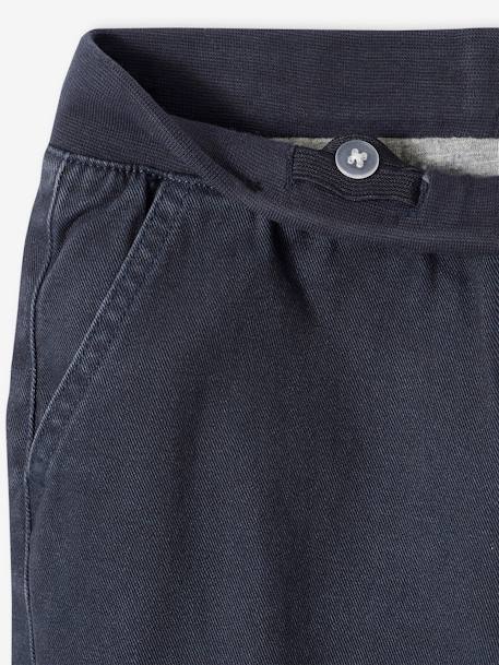 Pantalon battle doublé garçon facile à enfiler bleu nuit 3 - vertbaudet enfant 