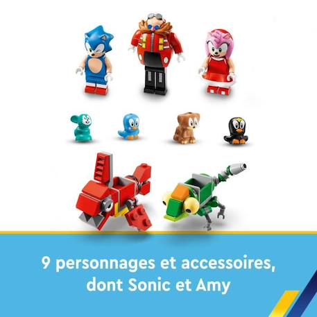 LEGO® Sonic the Hedgehog 76994 Sonic et le Défi du Looping de Green Hill Zone, Jouet pour Enfants avec 9 Personnages VERT 4 - vertbaudet enfant 