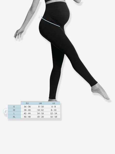 Legging court de grossesse en maille stretch - noir, Vêtements de grossesse