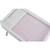 Interbaby berceau 90 x 55 cm bois/coton rose/blanc 5-pièces ROSE 2 - vertbaudet enfant 