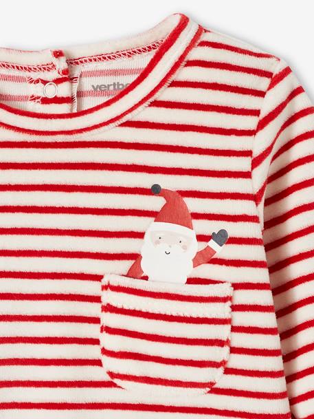Pyjama de Noël en velours bébé gris chiné 5 - vertbaudet enfant 