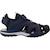 Sandale enfant Geox Juniors Borealis - Marine Argent - Scratch/Lacets - Confort exceptionnel BLEU 4 - vertbaudet enfant 