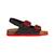 Sandale enfant SCHOLL TURTLE SYNTHETIC - Noir, Rouge - Tige synthétique - Boucles en métal - Confortable NOIR 2 - vertbaudet enfant 