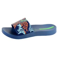 -Sandales pour enfant Ipanema Junior Urban Slide Blue Blue - Marque IPANEMA - Confortable et résistant