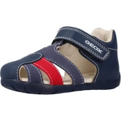 -Sandales Enfant Geox Elthan - Bleu - Scratch - Confort exceptionnel