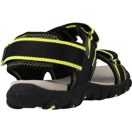 Sandales Enfant Geox Strada - Garçon - Noir - Scratch - Confort exceptionnel NOIR 3 - vertbaudet enfant 