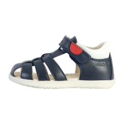 Sandales enfant Geox Plate Cuir - Marine - Scratch - Confort exceptionnel  - vertbaudet enfant