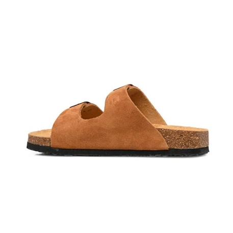 Sandale enfant SCHOLL ALEX SUEDE - Marron - Tige en daim - Boucles en métal réglables - Confort exceptionnel MARRON 1 - vertbaudet enfant 