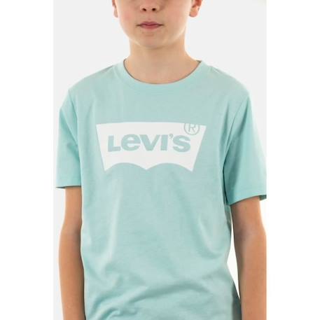 Tee shirt manches courtes levis batwing e2d green BLEU 3 - vertbaudet enfant 