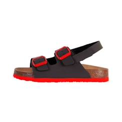 Chaussures-Chaussures fille 23-38-Sandales-Sandale enfant SCHOLL TURTLE SYNTHETIC - Noir, Rouge - Tige synthétique - Boucles en métal - Confortable