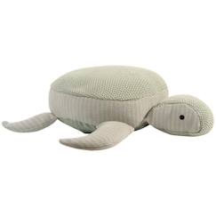 Jouet-Premier âge-Peluche tortue - KINDSGUT - Grande tortue à câliner en coton - Ecologique et sans polluant