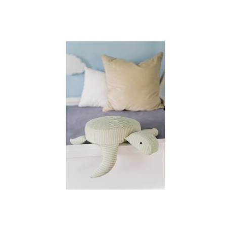 Peluche tortue - KINDSGUT - Grande tortue à câliner en coton - Ecologique et sans polluant VERT 2 - vertbaudet enfant 