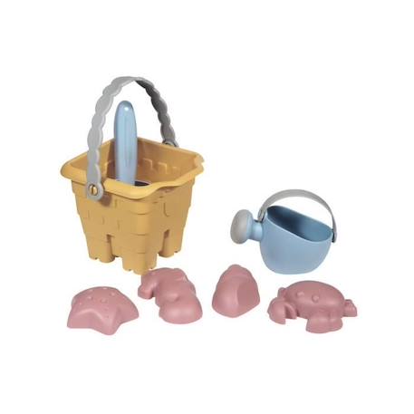 Kit de jouets de sable pour bébé - KINDSGUT - 6 pièces - Bleu pigeon - Mixte BLEU 3 - vertbaudet enfant 
