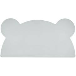 Linge de maison et décoration-Set de table en silicone - KINDSGUT - Ours - Enfant - Silicone - Aigue-marine - Mixte