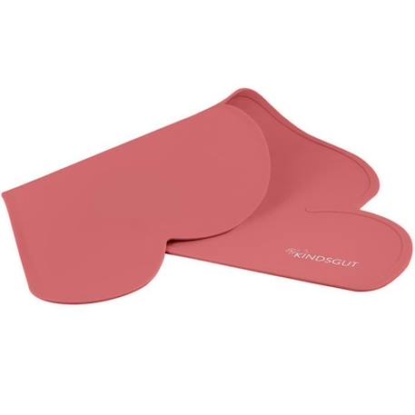 Set de table en silicone pour enfants - KINDSGUT - Nuage - Lavable - Antidérapant - Vieux rose ROSE 2 - vertbaudet enfant 