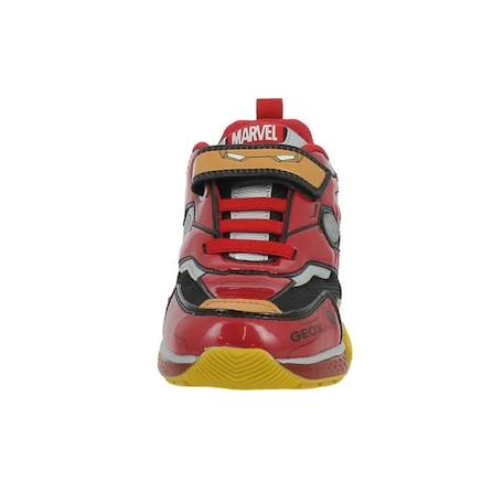 Basket Enfant Geox Bayonic - Rouge - Scratch - Confort Exceptionnel ROUGE 4 - vertbaudet enfant 